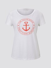 T-shirt mit Print - Frauen - Off White T-shirt mit Print - Frauen - Off White - 7 - TOM TAILOR Denim