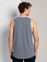 Strukturiertes Top - Männer - Agate Stone Blue Melange Strukturiertes Top - Männer - Agate Stone Blue Melange - 2 - TOM TAILOR Denim