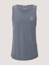 Strukturiertes Top - Männer - Agate Stone Blue Melange Strukturiertes Top - Männer - Agate Stone Blue Melange - 7 - TOM TAILOR Denim