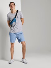Eenvoudig T-shirt - Mannen - Light Stone Grey Melange Eenvoudig T-shirt - Mannen - Light Stone Grey Melange - 3 - TOM TAILOR Denim