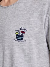 Eenvoudig T-shirt - Mannen - Light Stone Grey Melange Eenvoudig T-shirt - Mannen - Light Stone Grey Melange - 9 - TOM TAILOR Denim