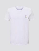 Schlichtes T-Shirt - Männer - White Schlichtes T-Shirt - Männer - White - 7 - TOM TAILOR Denim
