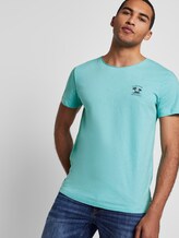 Simple T-shirt - Men - soft sky blue Simple T-shirt - Men - soft sky blue - 5 - TOM TAILOR Denim