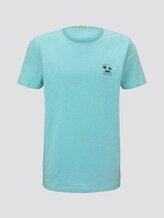 Simple T-shirt - Men - soft sky blue Simple T-shirt - Men - soft sky blue - 7 - TOM TAILOR Denim