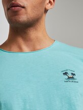 Simple T-shirt - Men - soft sky blue Simple T-shirt - Men - soft sky blue - 9 - TOM TAILOR Denim