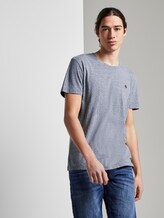 T-Shirt aus Melange Stoff - Männer - Agate Stone Blue Melange T-Shirt aus Melange Stoff - Männer - Agate Stone Blue Melange - 5 - TOM TAILOR Denim