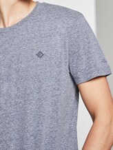 T-Shirt aus Melange Stoff - Männer - Agate Stone Blue Melange T-Shirt aus Melange Stoff - Männer - Agate Stone Blue Melange - 9 - TOM TAILOR Denim