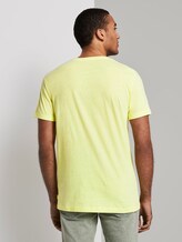 T-Shirt aus Melange Stoff - Männer - canary light white base mel T-Shirt aus Melange Stoff - Männer - canary light white base mel - 2 - TOM TAILOR Denim