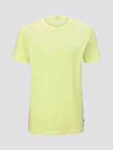 T-Shirt aus Melange Stoff - Männer - canary light white base mel T-Shirt aus Melange Stoff - Männer - canary light white base mel - 7 - TOM TAILOR Denim