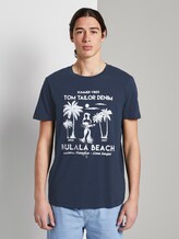 T-Shirt mit Print - Männer - Agate Stone Blue T-Shirt mit Print - Männer - Agate Stone Blue - 1 - TOM TAILOR Denim