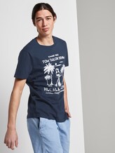T-Shirt mit Print - Männer - Agate Stone Blue T-Shirt mit Print - Männer - Agate Stone Blue - 5 - TOM TAILOR Denim