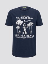 T-Shirt mit Print - Männer - Agate Stone Blue T-Shirt mit Print - Männer - Agate Stone Blue - 7 - TOM TAILOR Denim