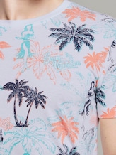 T-Shirt mit Palmen-Muster - Männer - soft blue hula palm print T-Shirt mit Palmen-Muster - Männer - soft blue hula palm print - 9 - TOM TAILOR Denim