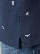 Patterned polo shirt - Men - navy white small surfer print Patterned polo shirt - Men - navy white small surfer print - 10 - TOM TAILOR Denim
