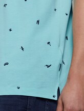 Gemustertes Poloshirt - Männer - blue navy small surfer print Gemustertes Poloshirt - Männer - blue navy small surfer print - 10 - TOM TAILOR Denim