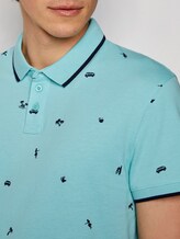 Gemustertes Poloshirt - Männer - blue navy small surfer print Gemustertes Poloshirt - Männer - blue navy small surfer print - 9 - TOM TAILOR Denim