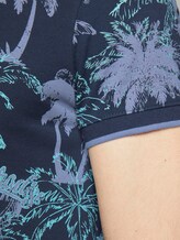 Gemustertes Poloshirt - Männer - blue navy hula print Gemustertes Poloshirt - Männer - blue navy hula print - 10 - TOM TAILOR Denim