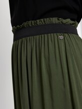 Ausgestellter Maxirock mit elastischem Bund - Frauen - Dusty Rifle Green Ausgestellter Maxirock mit elastischem Bund - Frauen - Dusty Rifle Green - 10 - TOM TAILOR Denim