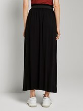 flared maxi skirt with an elastic waistband - Women - Deep Black flared maxi skirt with an elastic waistband - Women - Deep Black - 2 - TOM TAILOR Denim