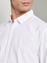 Weiches Popeline-Hemd mit Musterung - Männer - white blue mint triangle print Weiches Popeline-Hemd mit Musterung - Männer - white blue mint triangle print - 9 - TOM TAILOR Denim