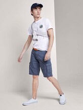 T-Shirt mit Fußball-Prints - Männer - White T-Shirt mit Fußball-Prints - Männer - White - 3 - TOM TAILOR Denim