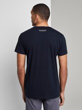 T-Shirt mit kleiner Sportsocken-Stickerei - Männer - Sky Captain Blue T-Shirt mit kleiner Sportsocken-Stickerei - Männer - Sky Captain Blue - 2 - TOM TAILOR Denim