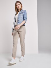 T-Shirt im Materialmix - Frauen - Off White T-Shirt im Materialmix - Frauen - Off White - 3 - TOM TAILOR Denim