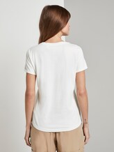 Love-Print T-Shirt mit Bio-Baumwolle - Frauen - Gardenia White Love-Print T-Shirt mit Bio-Baumwolle - Frauen - Gardenia White - 2 - TOM TAILOR Denim