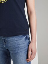 T-Shirt with a Love print - Women - Real Navy Blue T-Shirt with a Love print - Women - Real Navy Blue - 10 - TOM TAILOR Denim