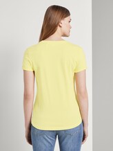 Love-Print T-Shirt mit Bio-Baumwolle - Frauen - daffodil yellow Love-Print T-Shirt mit Bio-Baumwolle - Frauen - daffodil yellow - 2 - TOM TAILOR Denim