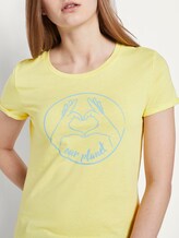 Love-Print T-Shirt mit Bio-Baumwolle - Frauen - daffodil yellow Love-Print T-Shirt mit Bio-Baumwolle - Frauen - daffodil yellow - 9 - TOM TAILOR Denim