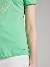 Love-Print T-Shirt mit Bio-Baumwolle - Frauen - dusty apple green Love-Print T-Shirt mit Bio-Baumwolle - Frauen - dusty apple green - 10 - TOM TAILOR Denim
