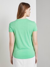 Love-Print T-Shirt mit Bio-Baumwolle - Frauen - dusty apple green Love-Print T-Shirt mit Bio-Baumwolle - Frauen - dusty apple green - 2 - TOM TAILOR Denim