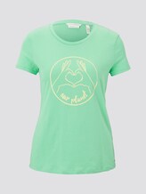 Love-Print T-Shirt mit Bio-Baumwolle - Frauen - dusty apple green Love-Print T-Shirt mit Bio-Baumwolle - Frauen - dusty apple green - 7 - TOM TAILOR Denim