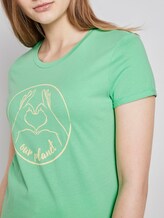 Love-Print T-Shirt mit Bio-Baumwolle - Frauen - dusty apple green Love-Print T-Shirt mit Bio-Baumwolle - Frauen - dusty apple green - 9 - TOM TAILOR Denim
