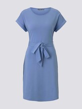 Jerseykleid mit Bindegürtel - Frauen - dreamy blue Jerseykleid mit Bindegürtel - Frauen - dreamy blue - 7 - Mine to five