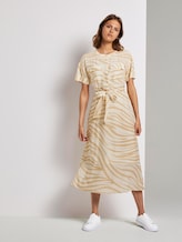 Maxikleid im Zebra-Muster - Frauen - ecru zebra design Maxikleid im Zebra-Muster - Frauen - ecru zebra design - 5 - Mine to five