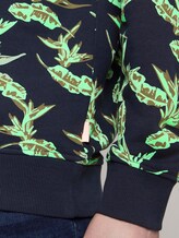 Sweatshirt mit tropischem Print - Männer - navy green leaf plant print Sweatshirt mit tropischem Print - Männer - navy green leaf plant print - 10 - TOM TAILOR Denim