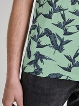 T-Shirt mit Alloverprint - Männer - mint navy leaf plant print T-Shirt mit Alloverprint - Männer - mint navy leaf plant print - 9 - TOM TAILOR Denim