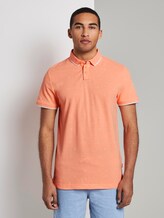 Poloshirt mit Allover-Print - Männer - orange mini vacation print Poloshirt mit Allover-Print - Männer - orange mini vacation print - 1 - TOM TAILOR Denim
