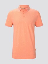 Poloshirt mit Allover-Print - Männer - orange mini vacation print Poloshirt mit Allover-Print - Männer - orange mini vacation print - 7 - TOM TAILOR Denim