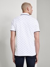 Poloshirt mit Allover-Print - Männer - white mini palm leaf dot print Poloshirt mit Allover-Print - Männer - white mini palm leaf dot print - 2 - TOM TAILOR Denim