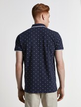 Poloshirt mit Allover-Print - Männer - navy mini palm leaf dot print Poloshirt mit Allover-Print - Männer - navy mini palm leaf dot print - 2 - TOM TAILOR Denim