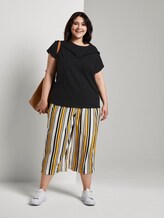 T-Shirt mit Fransen-Detail - Frauen - Deep Black T-Shirt mit Fransen-Detail - Frauen - Deep Black - 3 - My True Me