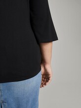 Bluse mit Knoten-Detail - Frauen - Deep Black Bluse mit Knoten-Detail - Frauen - Deep Black - 10 - My True Me