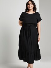 Sommerliches Kleid mit Häkel-Details - Frauen - Deep Black Sommerliches Kleid mit Häkel-Details - Frauen - Deep Black - 5 - My True Me