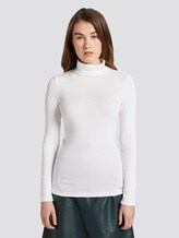 hemd met lange mouwen en nektrui - Vrouwen - Off White hemd met lange mouwen en nektrui - Vrouwen - Off White - 1 - TOM TAILOR Denim