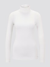 hemd met lange mouwen en nektrui - Vrouwen - Off White hemd met lange mouwen en nektrui - Vrouwen - Off White - 7 - TOM TAILOR Denim