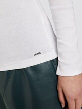 hemd met lange mouwen en nektrui - Vrouwen - Off White hemd met lange mouwen en nektrui - Vrouwen - Off White - 9 - TOM TAILOR Denim