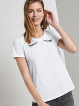 T-shirt with print - Women - White T-shirt with print - Women - White - 5 - TOM TAILOR Denim